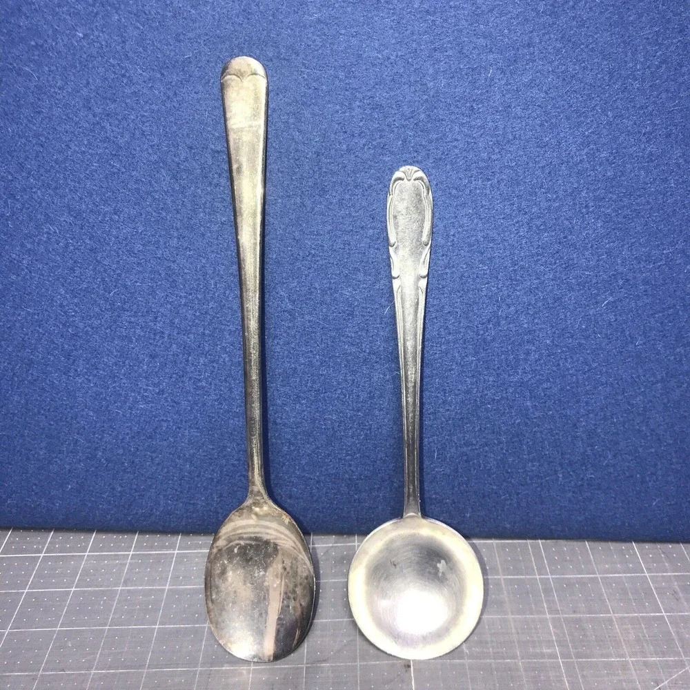 Serving Spoon Silver Plated Long-Handled Sheffield England 11